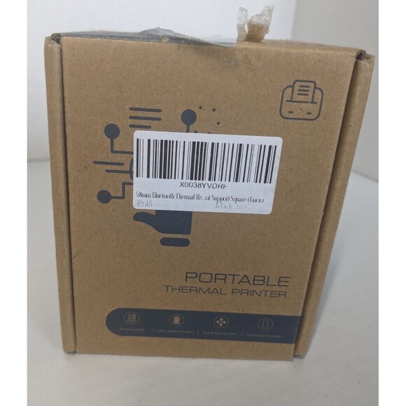 Milestone Bluetooth Black Rechargeable Battery Portable Thermal Receipt Printer - Picture 3 of 3